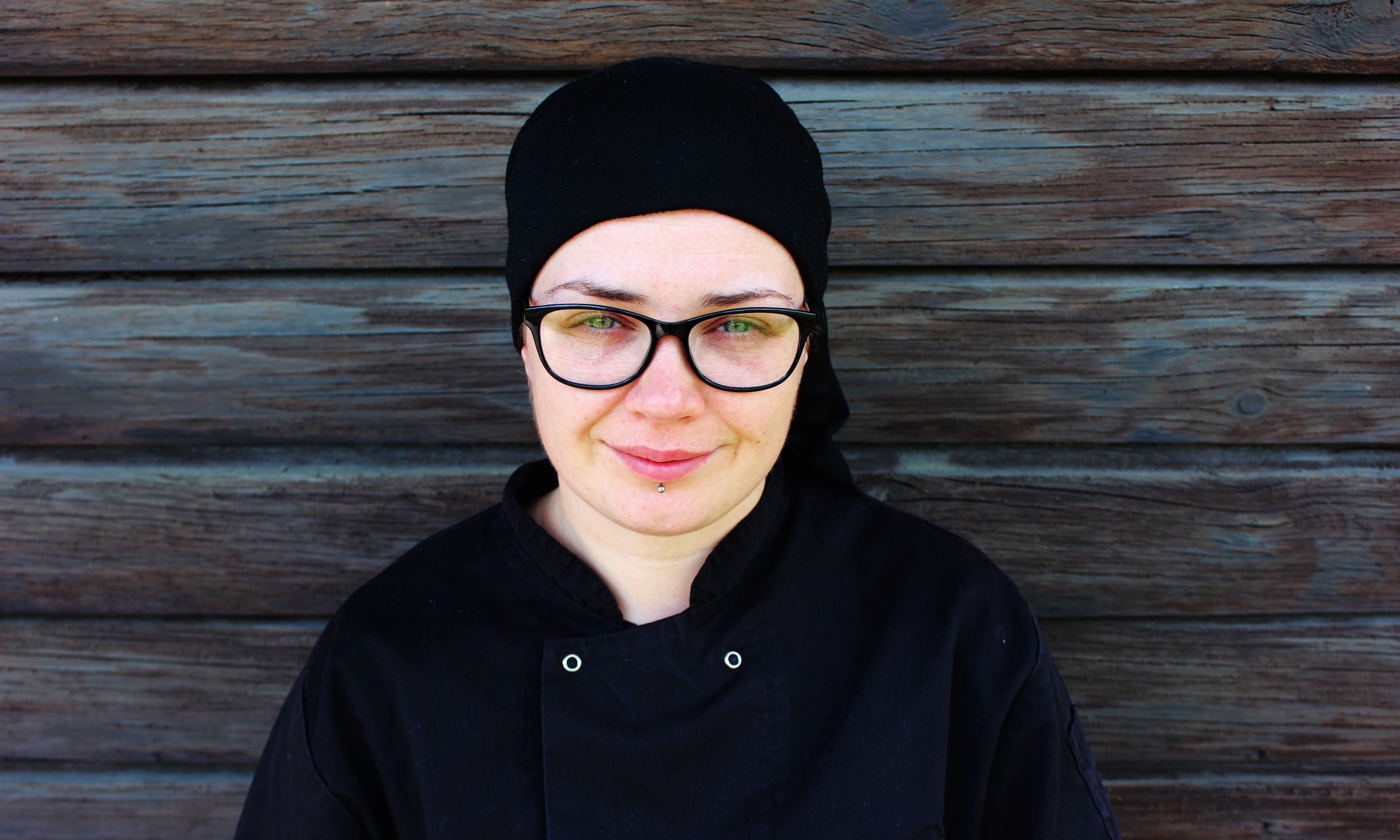 tamara the chef at mountain utopia luxury catered ski chalet